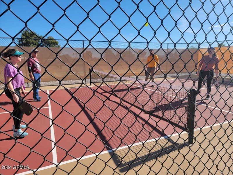 Florence Gardens Pickle ball court