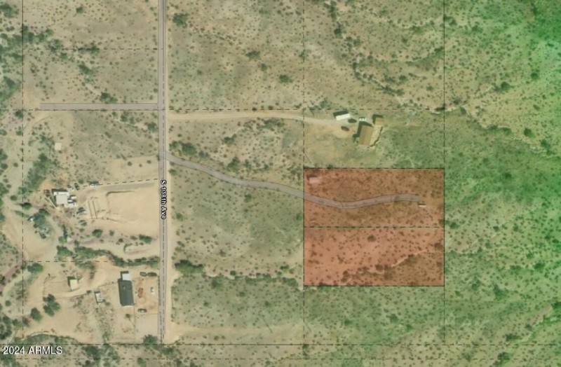 Parcels DEM overhead site view 2