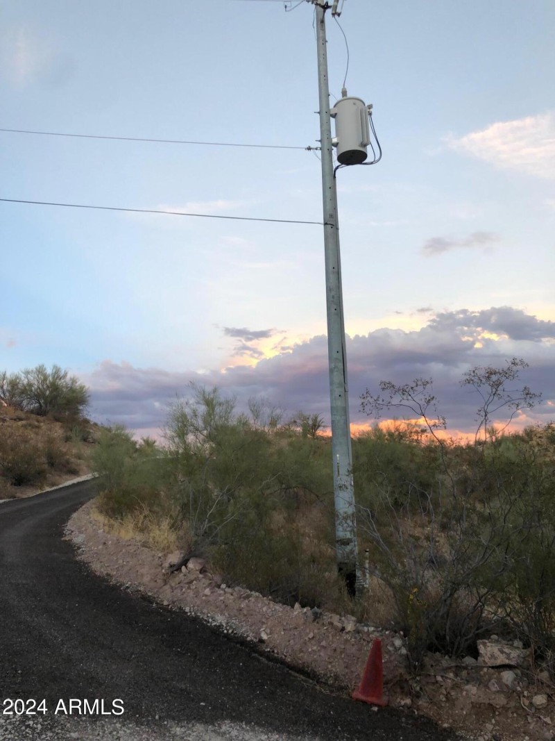 Power Pole on Property