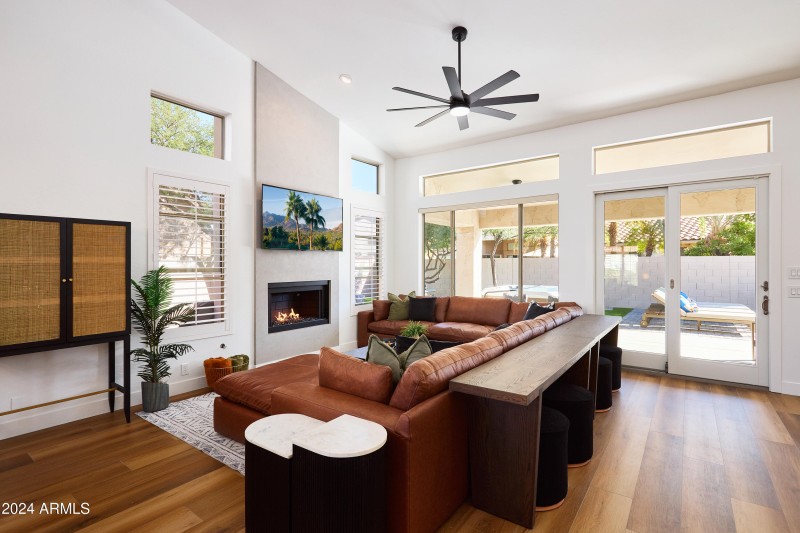 Seating Behind Sectional Too!