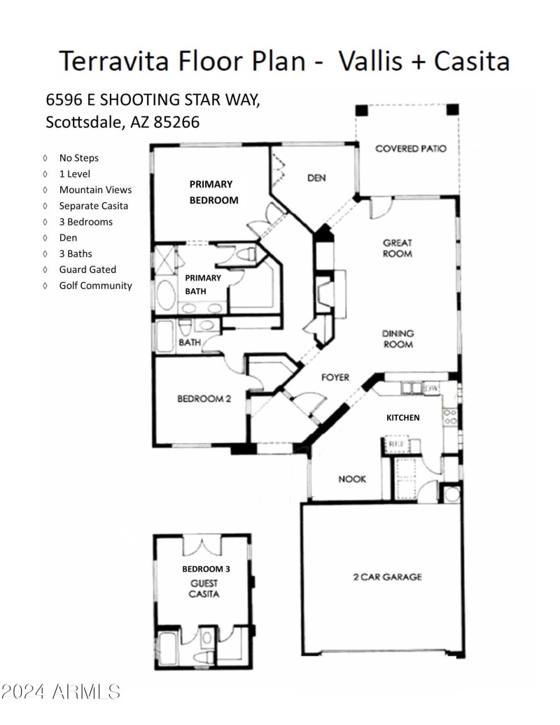 Floor Plan Vallis + Casita Terravita