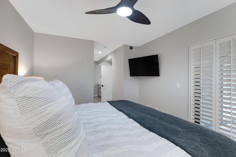 Smart TV in the Primary Suite