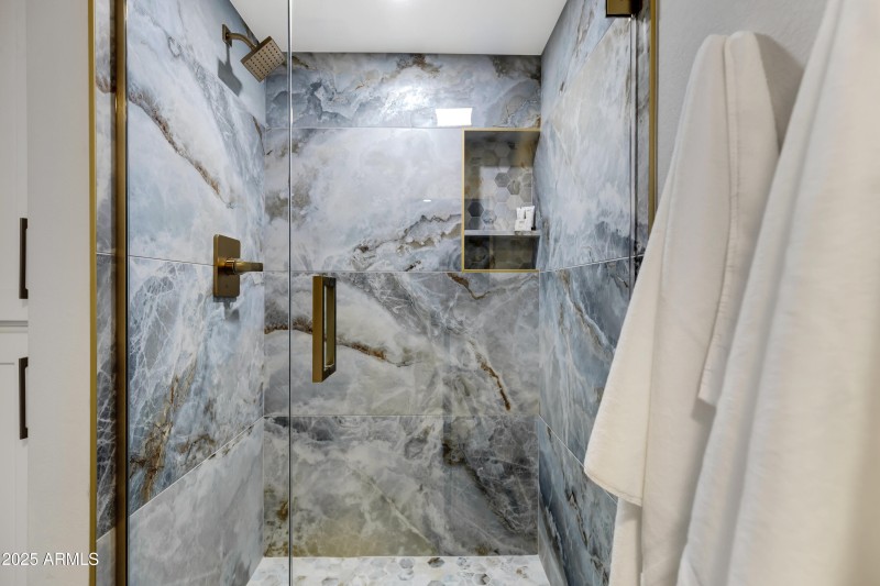 Gorgeous Shower in Hall Bath