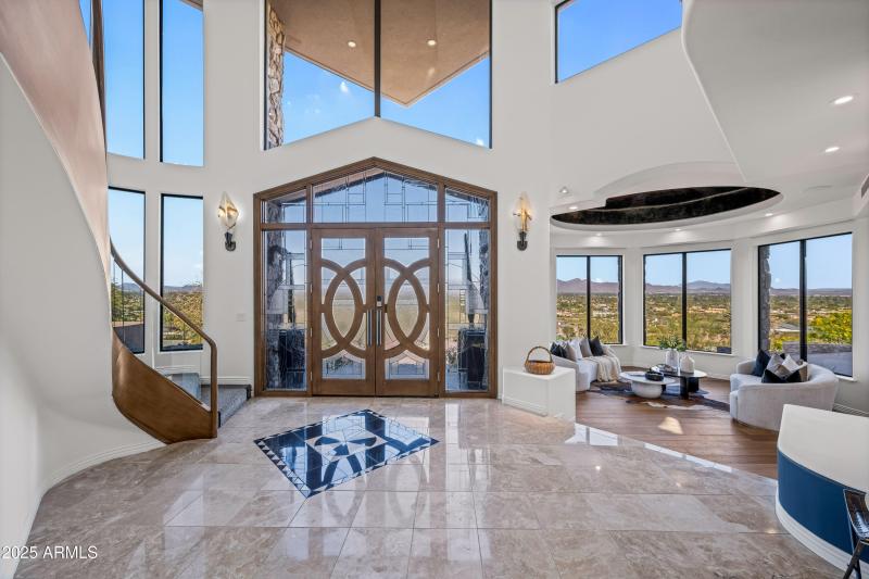 Front Entry w/ Grand Staircase