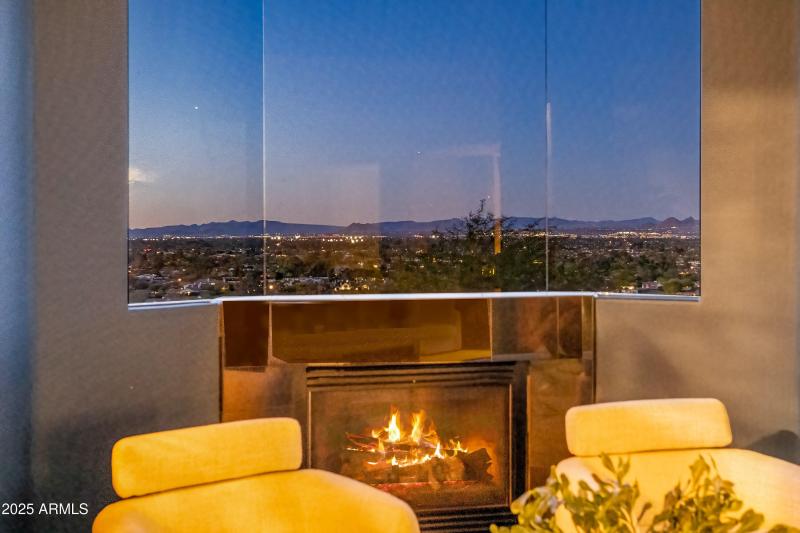 Hang Out By the Fireplace in the Evening