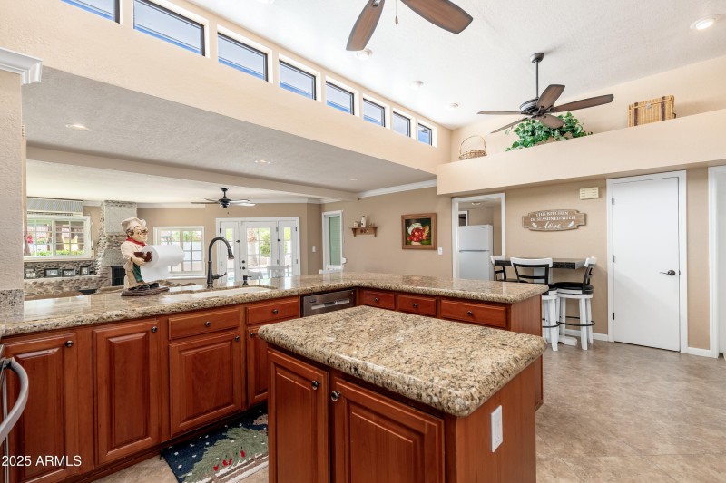 Prep island14' L x 19.5' W