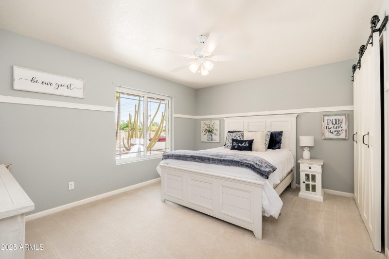 14' L x 12' W Front Bedroom