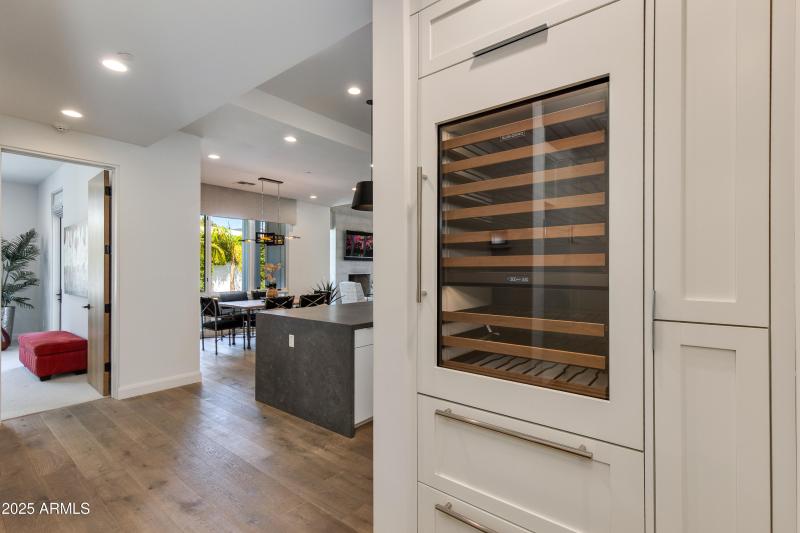 Wine Fridge w/ Beverage Cooler Drawers
