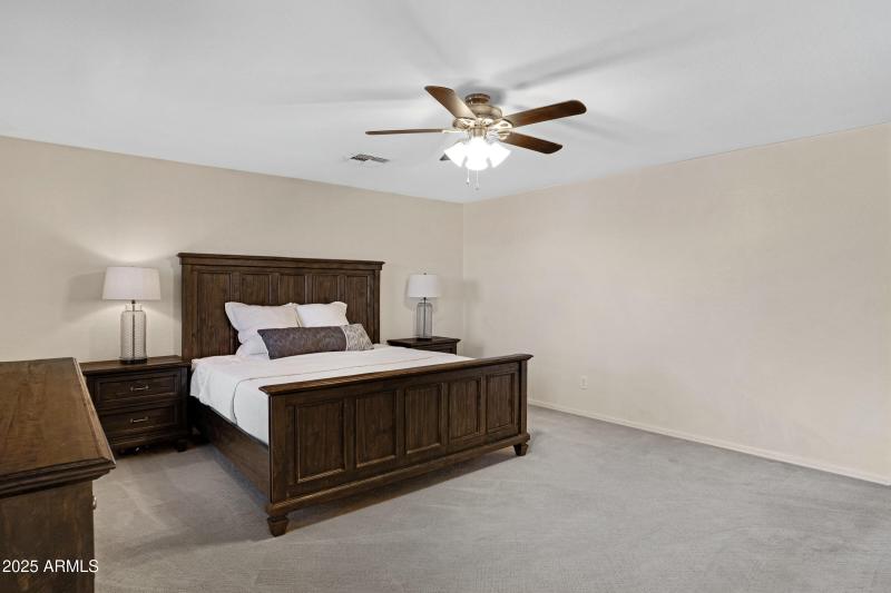 Upstairs primary bedroom