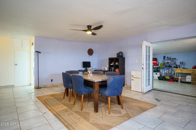 Dining to Laundry / Utility room