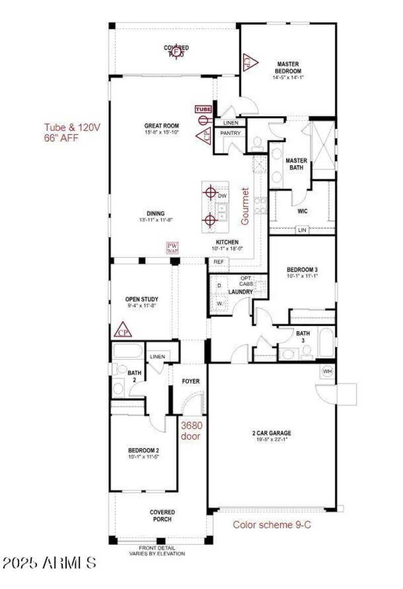 Lot 569 floor plan