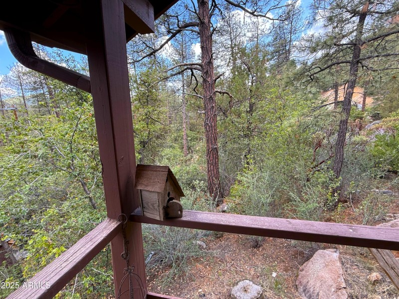 view from front deck