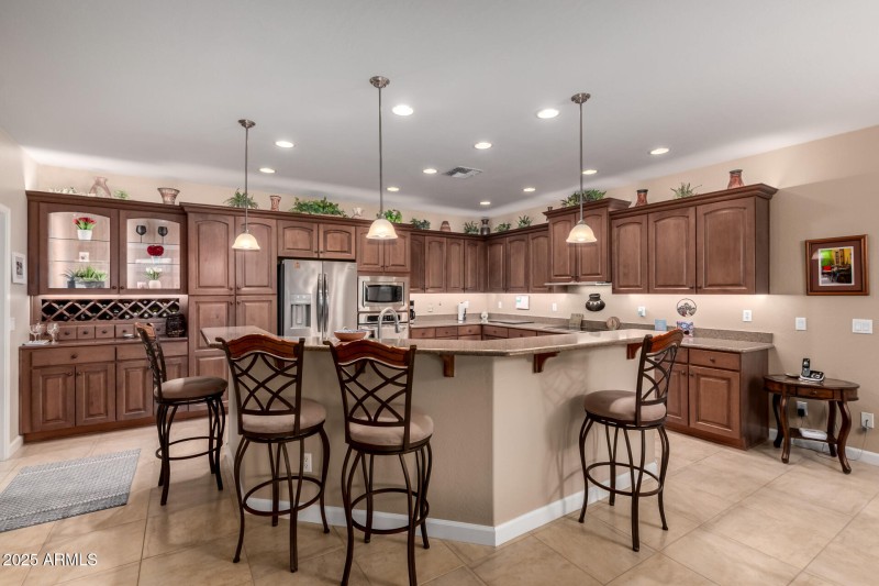 Upgraded counter-tops