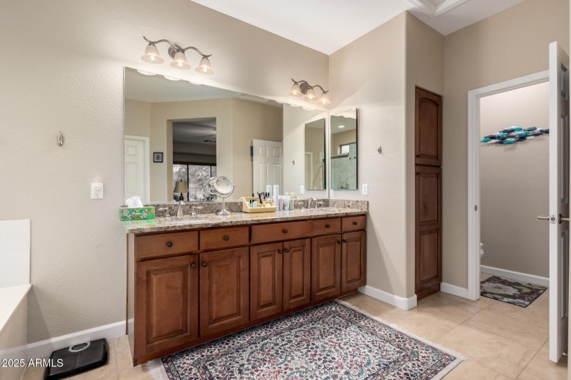 Primary Bathroom two sinks