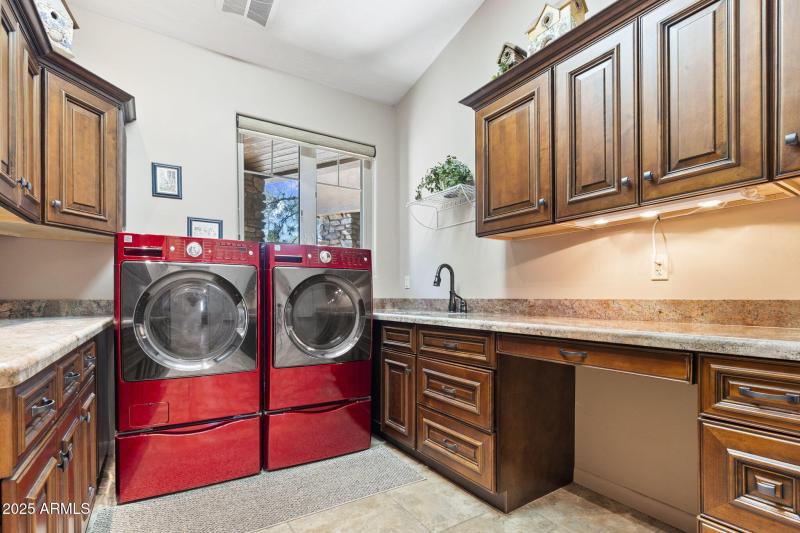 Laundry Room w Desk Upstairs