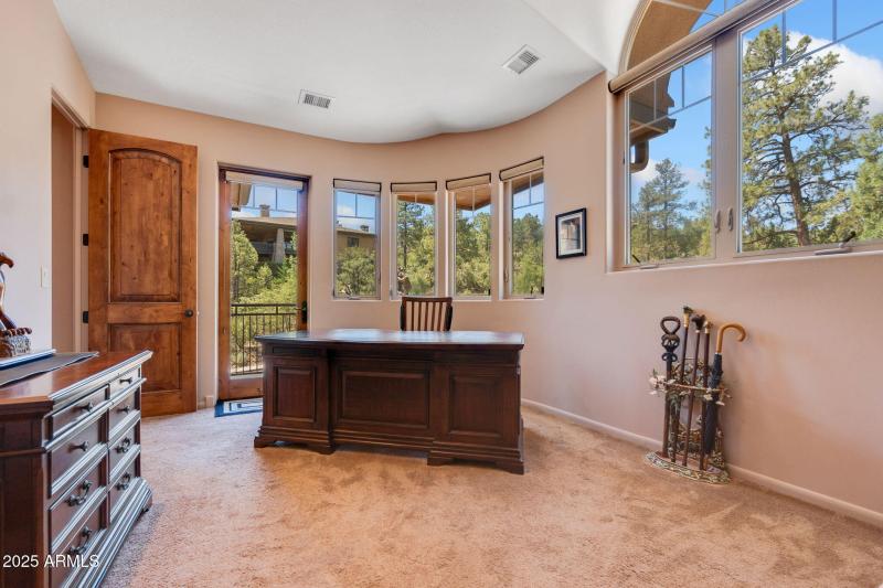 Bedroom 2 as Office Upstairs