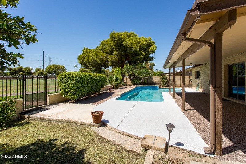 Back Yard Looking NW