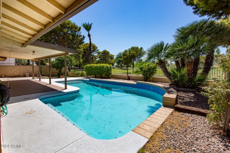 Back Yard Looking SW