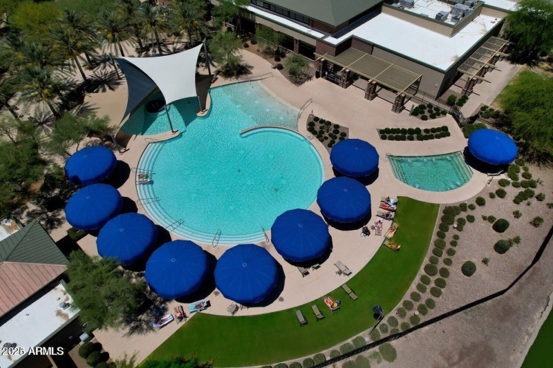 Aerial Of Pool