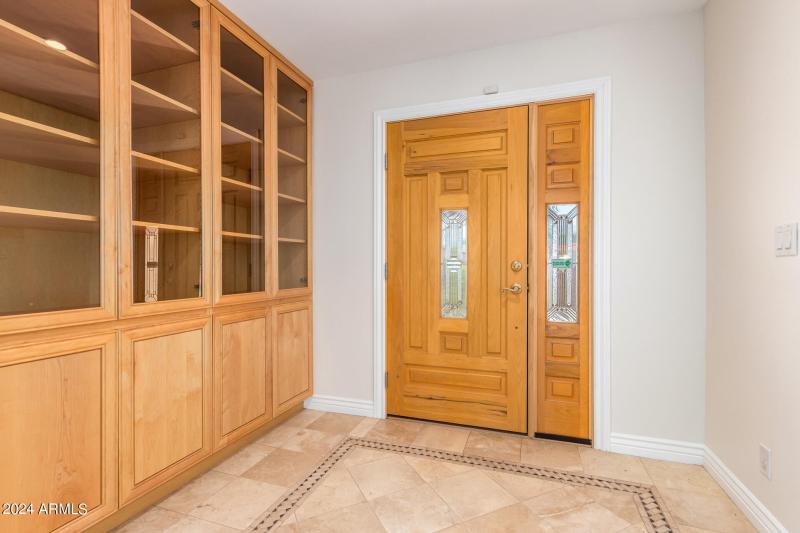 Foyer w/ Built in China Display