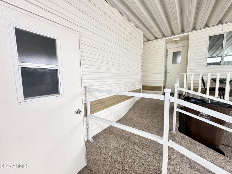 SHED ENTRY DOOR TO THE LEFT