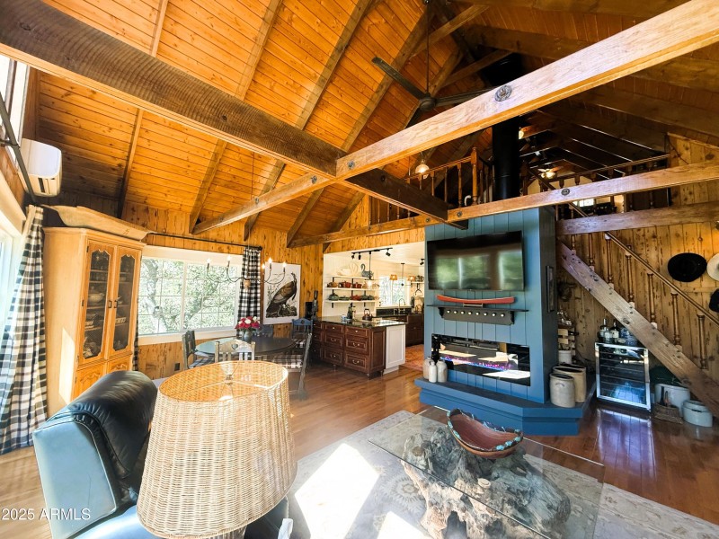 Beautiful wood beams