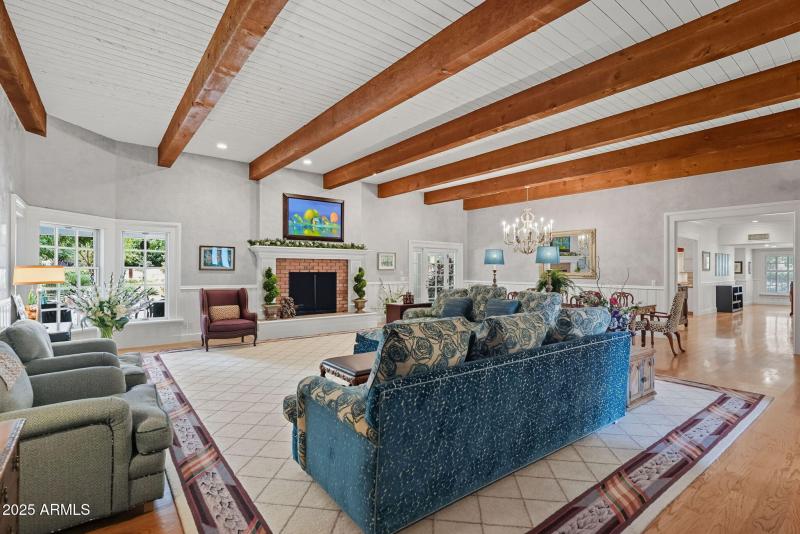 Wood Burning Fireplace