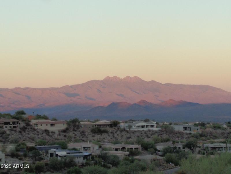 Four Peaks at dusk