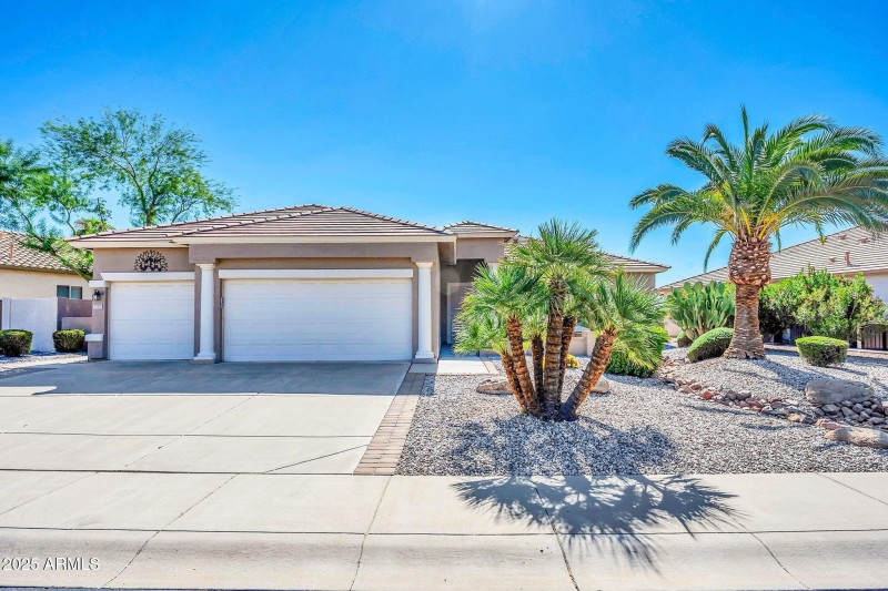 The ONLY 3 car garage in community