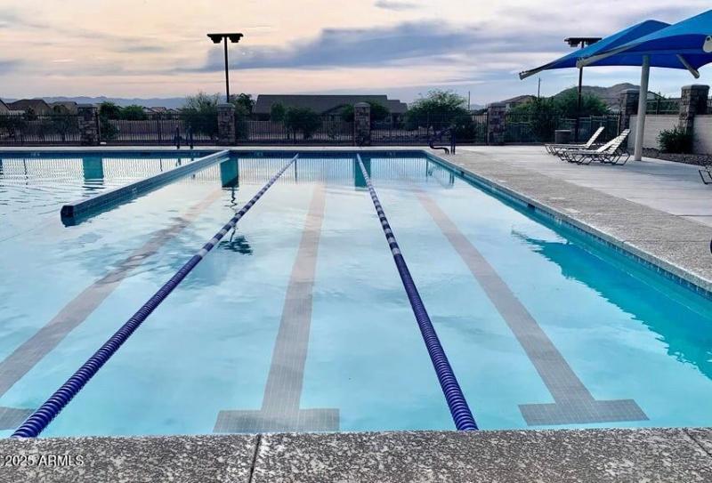 Community Pool Swimming Lanes