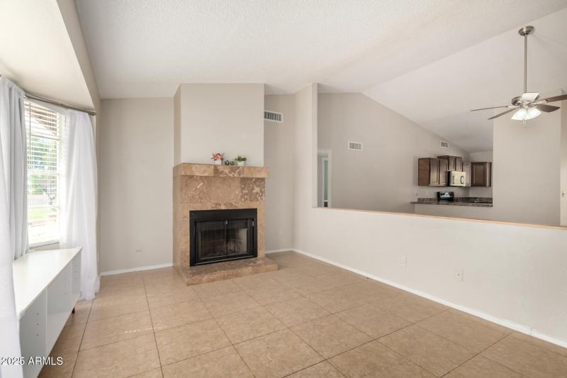 Fireplace in Family Room