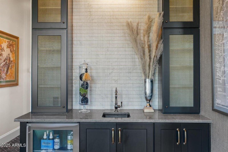 Wet Bar in Formal Living