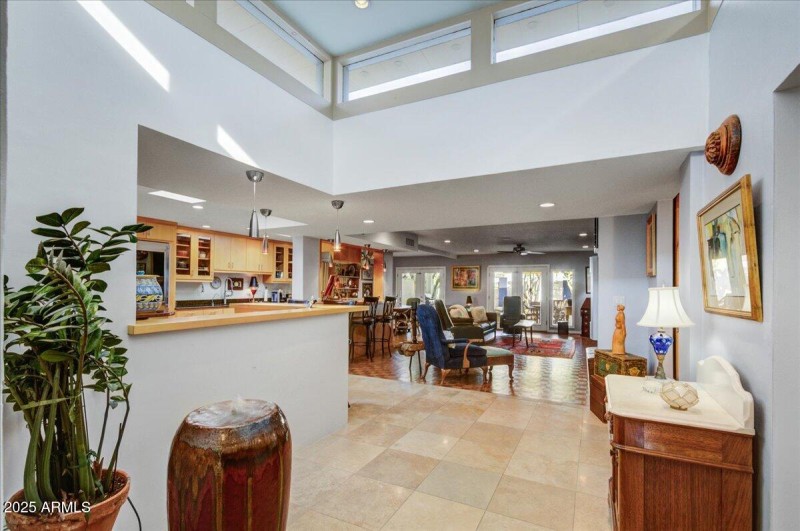 Foyer with Natural Light