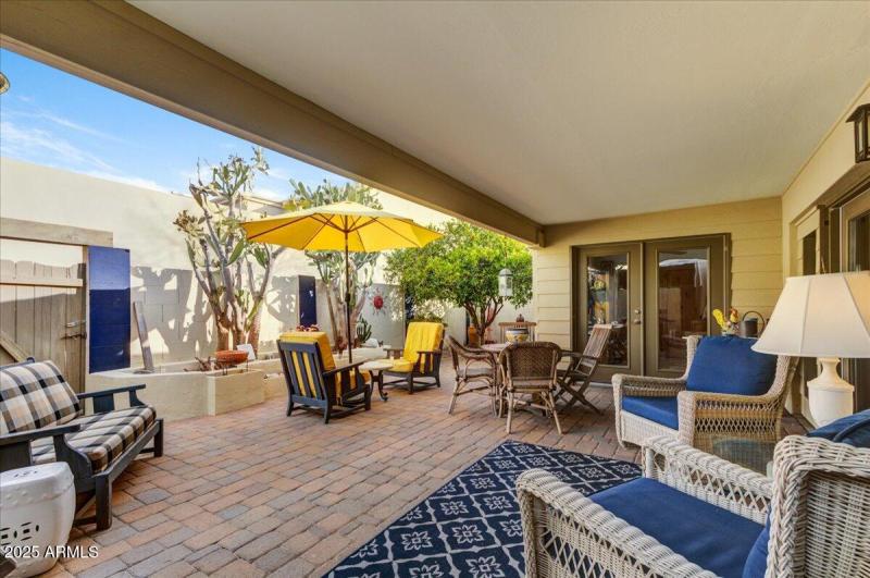 Private Covered Patio