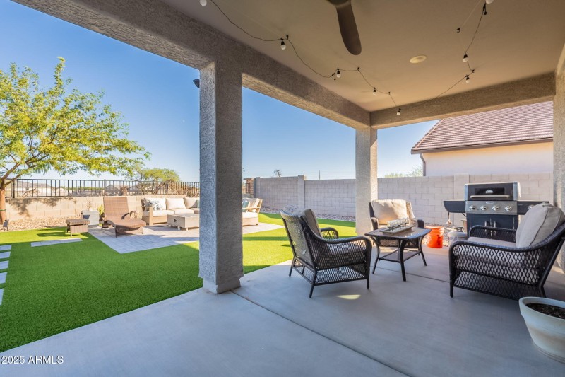 Extended Covered Patio