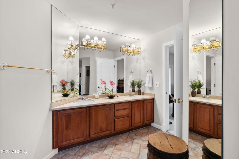 Second bath double sinks