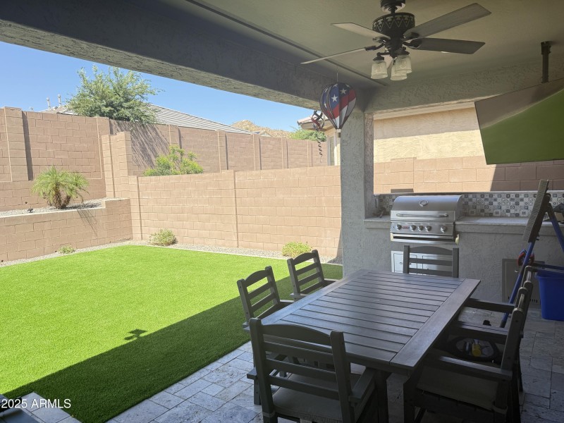 Covered patio