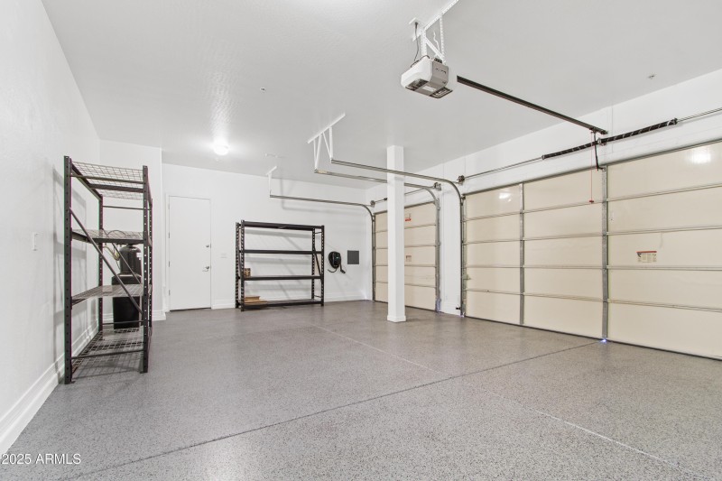 3-Car Garage w/ Epoxy Floor