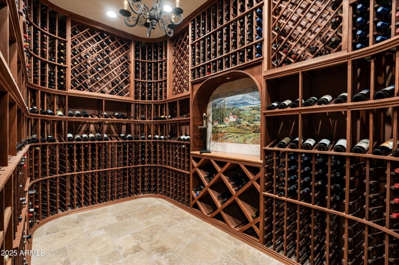 Expansive Wine Room