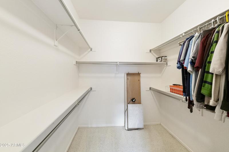 Primary walk-in closet