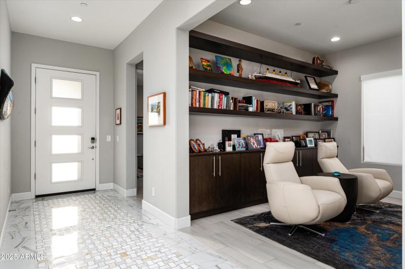 Front Entryway Custom Tile Floor