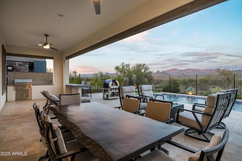 Covered Patio Dining Area