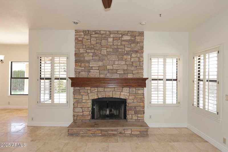 Family Room-Fireplace