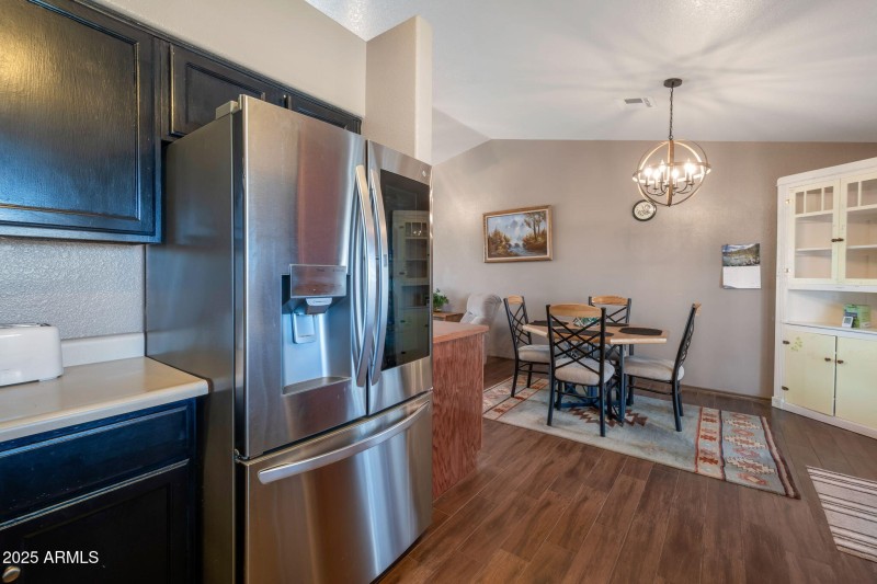 Kichen looking into dining area