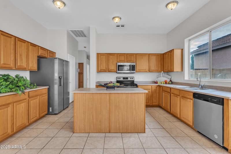 LOTS OF STORAGE & COUNTER SPACE