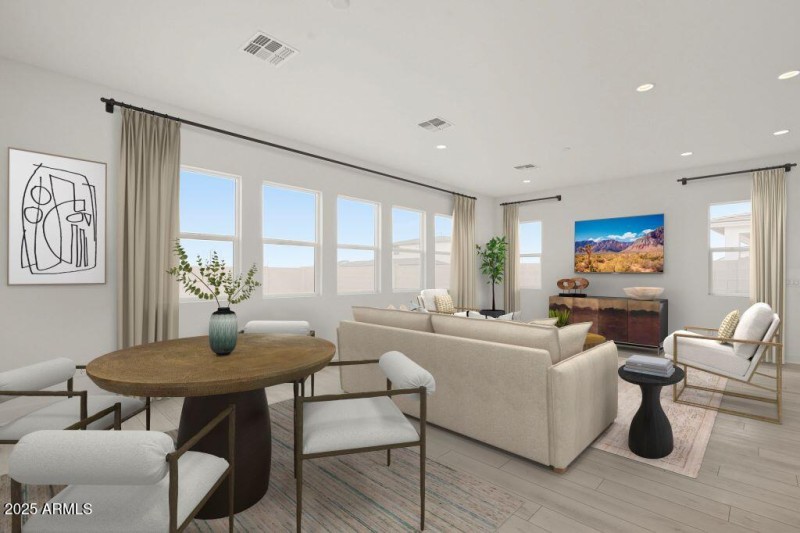 Virtually Staged Great Room