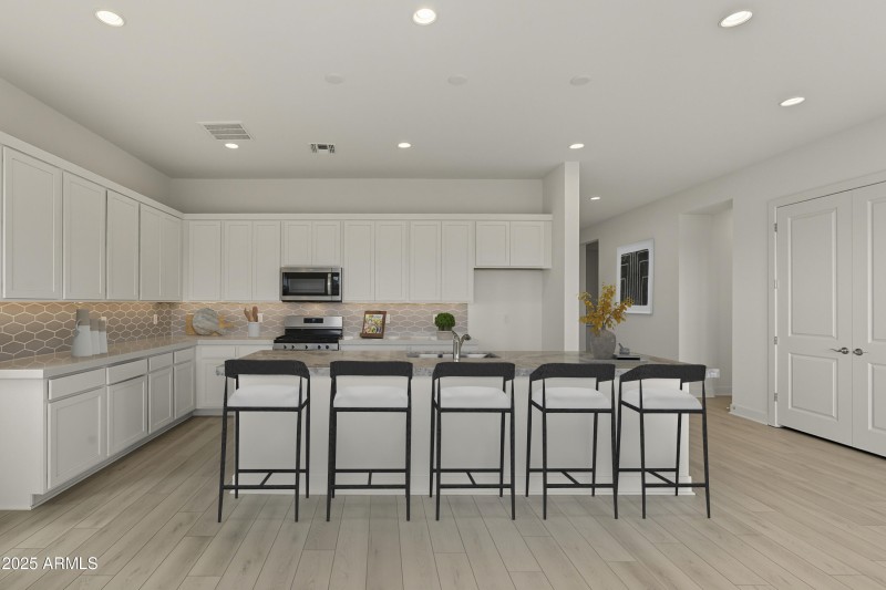 Virtually Staged Kitchen