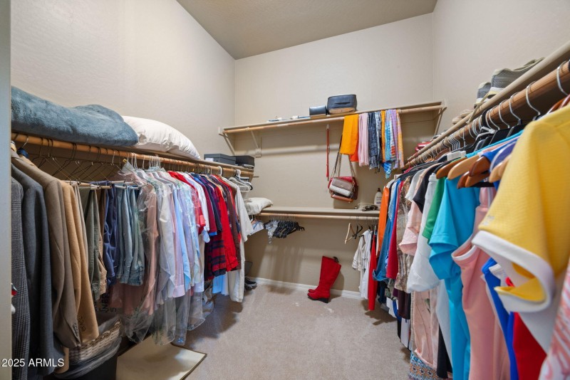 large walk in closet