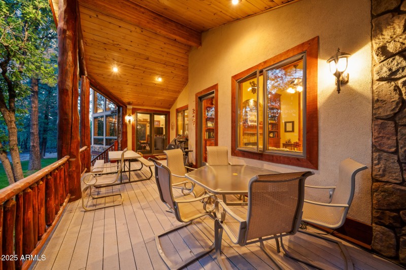 F side deck twilight view 2