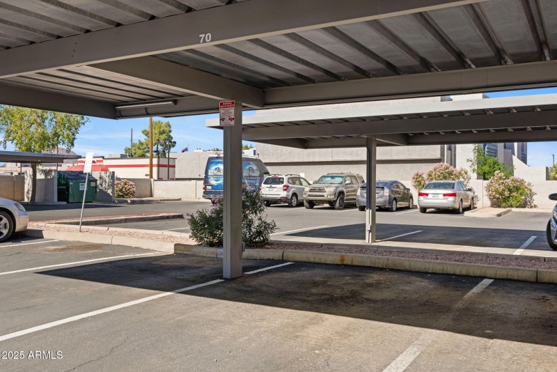 1 Covered Parking Space